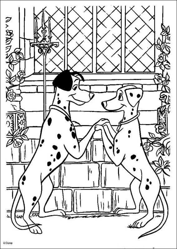 Plansa de colorat cu 102 Dalmatieni 115 19